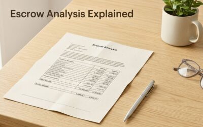 What an Escrow Analysis Letter Really Means for Homeowners